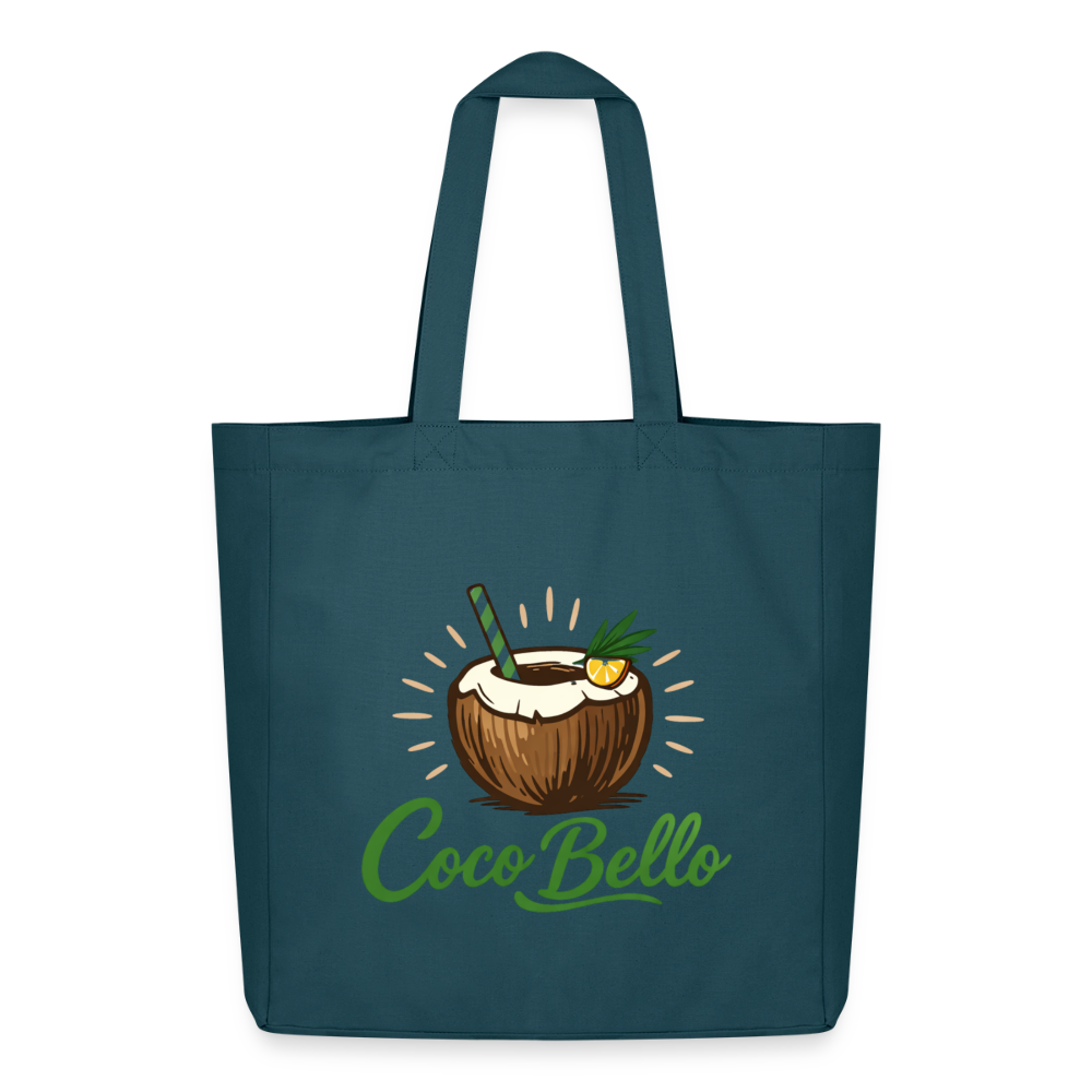 CostaDolce Stoffbeutel "CocoBello" - Dunkles Petrol