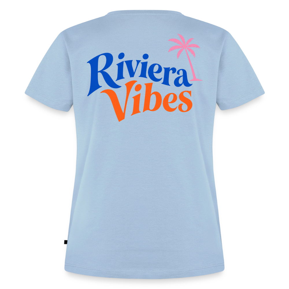 Woman Shirt Viva la Riviera "Riviera Vibes" - Hellblau