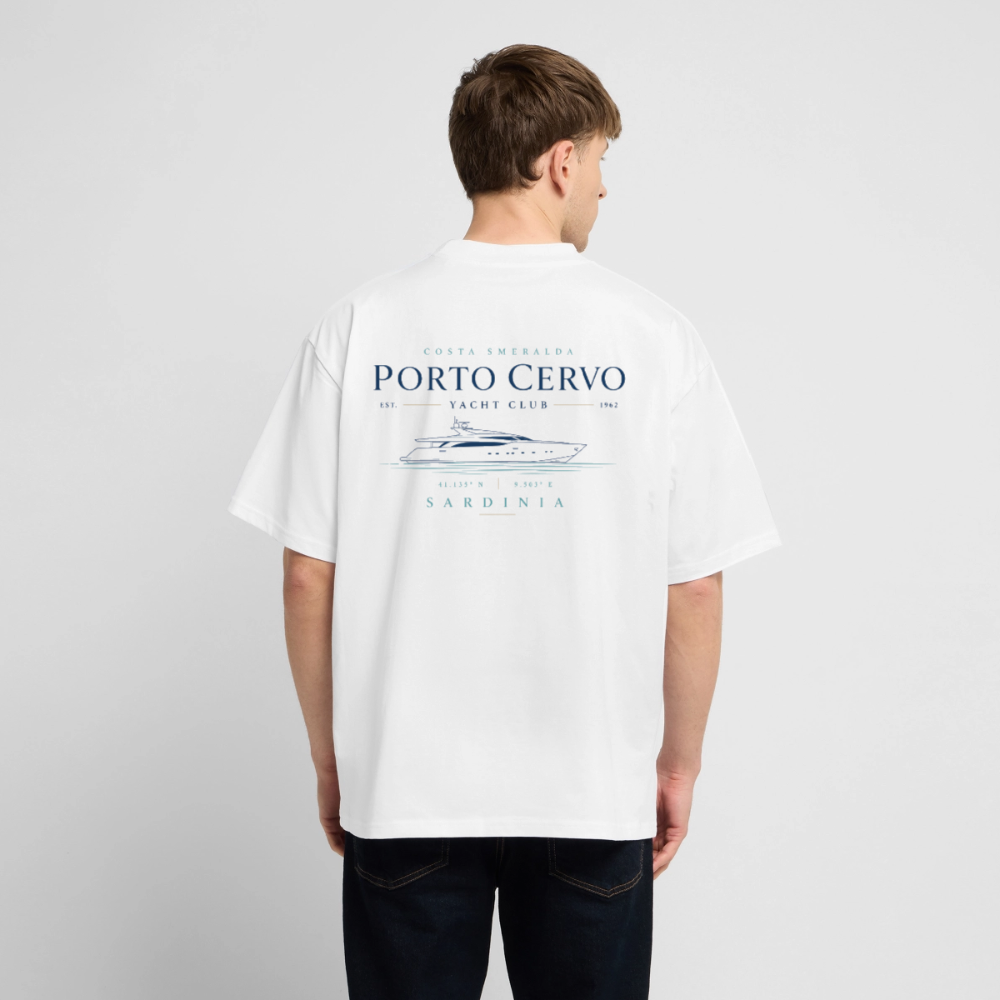 Unisex Essential Shirt "Porto Cervo" - Weiß