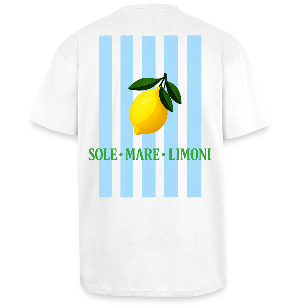 CostaDolce Essential Shirt "Sole Mare Limoni" - Weiß