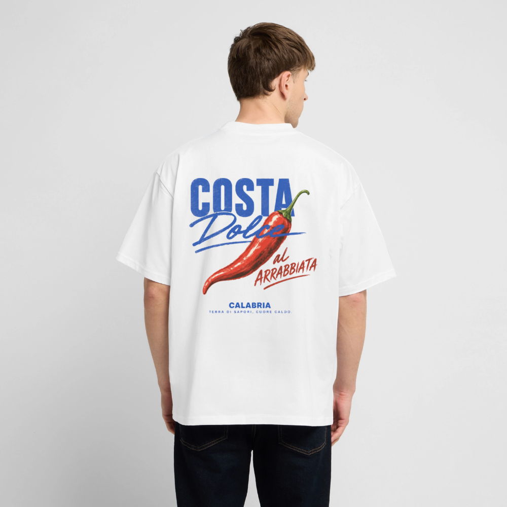 Unisex Oversized Shirt "Chili Arrabbiata" - Weiß