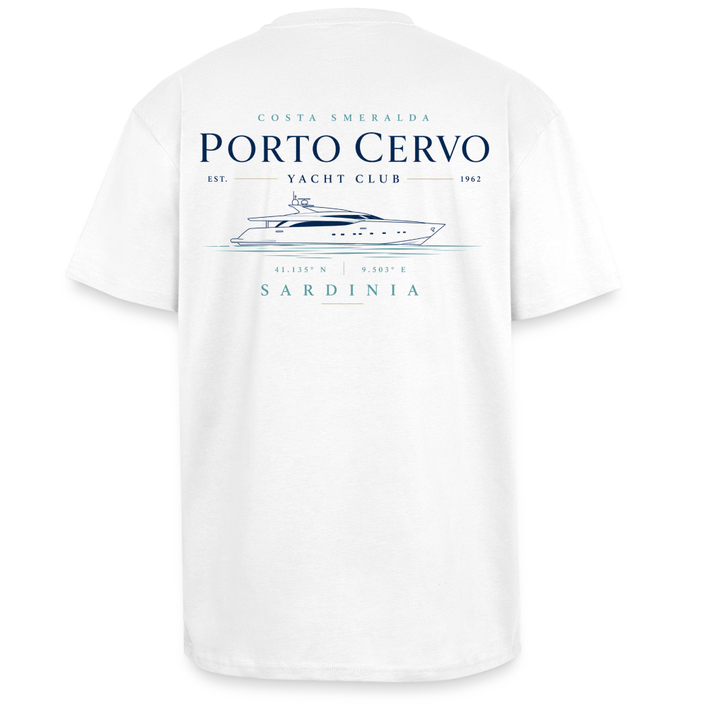 Unisex Essential Shirt "Porto Cervo" - Weiß