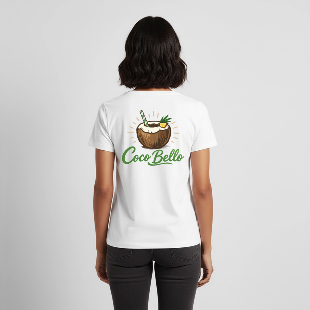 CostaDolce Essential Shirt "Coco Bello" - Weiß