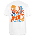 Unisex Oversized Shirt "Aperitivo" - Weiß
