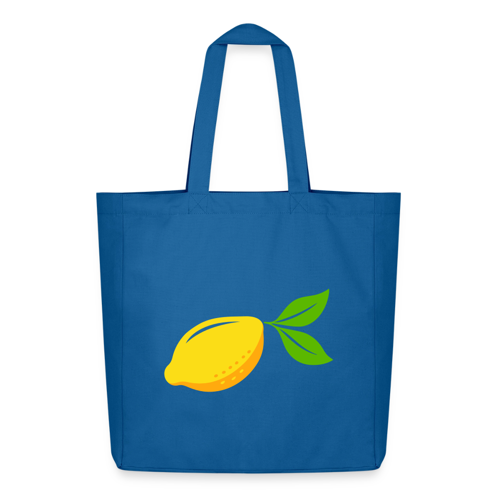 CostaDolce Stoffbeutel "Limoni" - Achtsames Blau