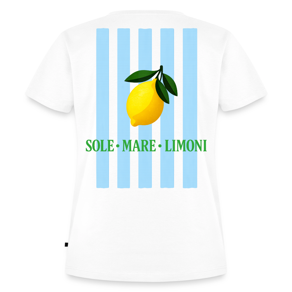 CostaDolce Woman Essential Shirt "Sole Mare Limoni" - Weiß