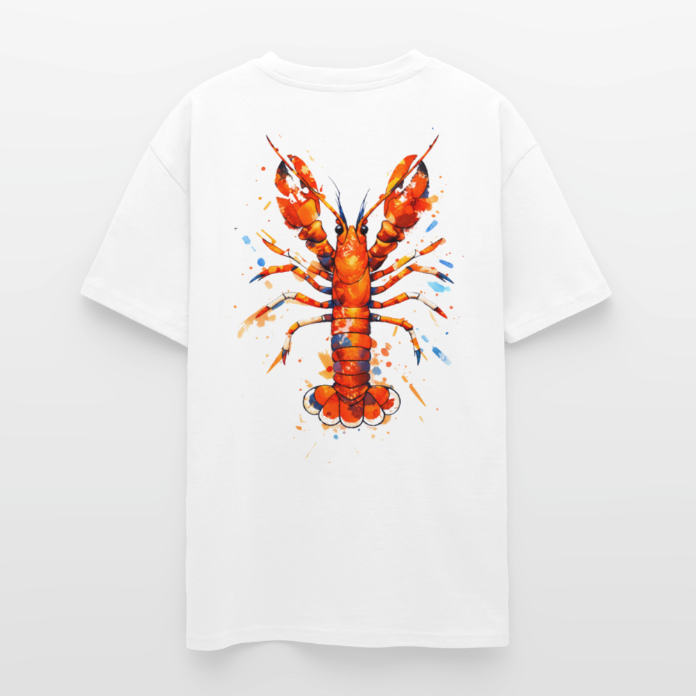 Oversized Shirt - Viva la Riviera "Lobster Riviera" - Weiß