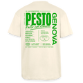 Unisex Oversized Shirt - Viva la Riviera "Pesto Genovese" - Creme