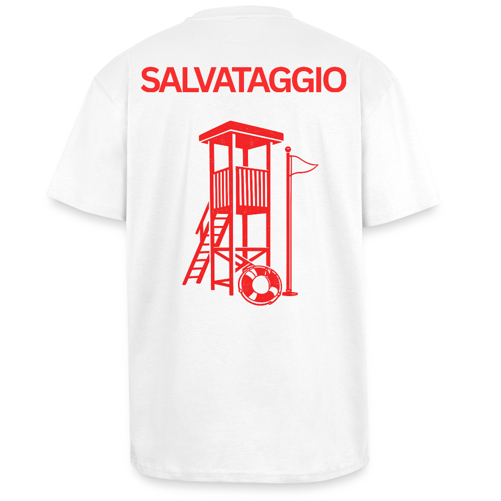 Oversize Shirt "Torretta di salvataggio" - white