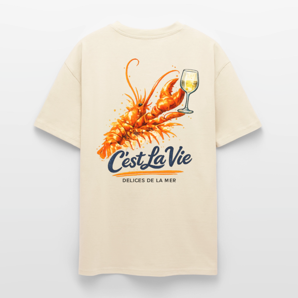CostaDolce Essential Shirt "C'est la Vie Lobster" - Creme