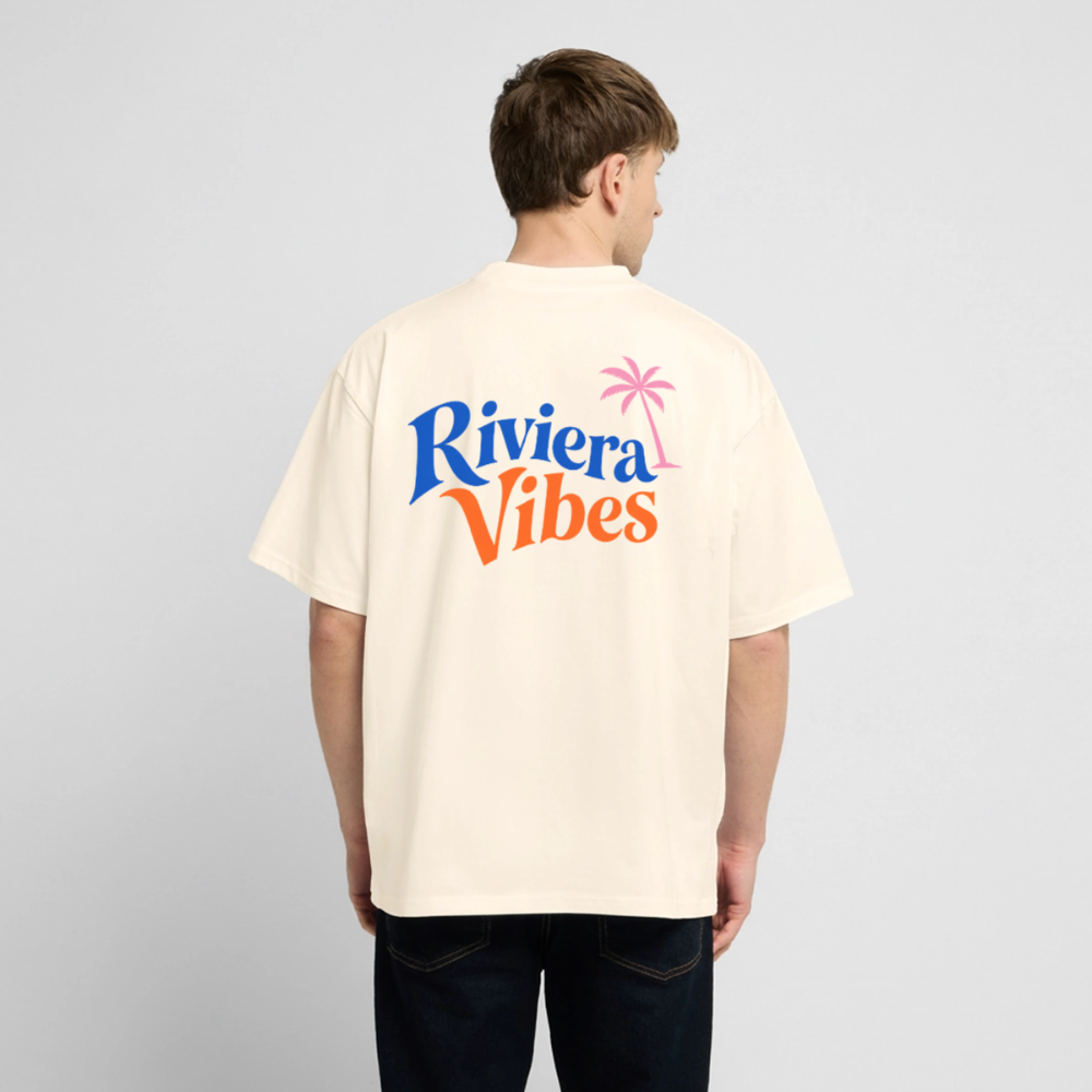 Shirt Viva la Riviera "Riviera Vibes" - Creme