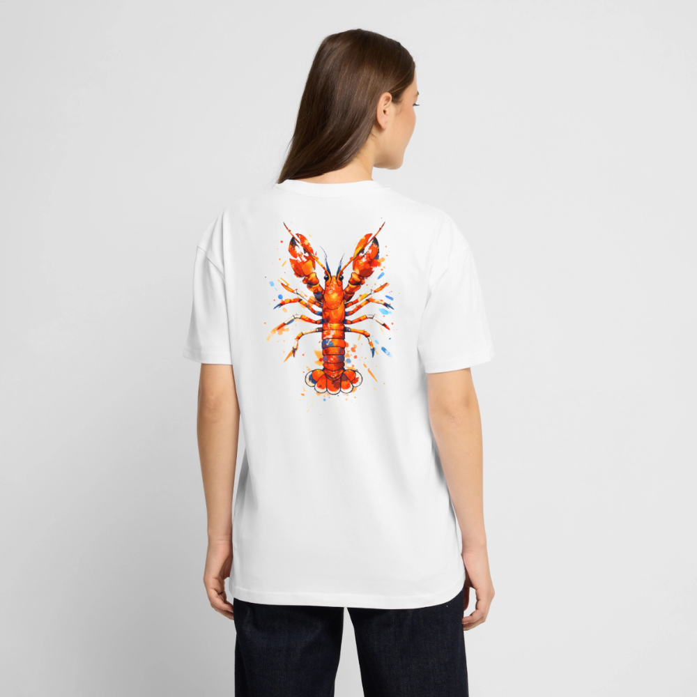 Oversized Shirt - Viva la Riviera "Lobster Riviera" - Weiß