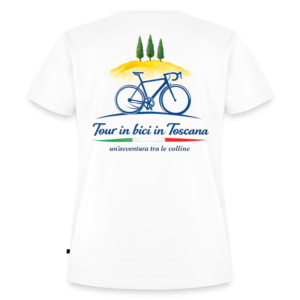 CostaDolce Essential Shirt "Bici in Toscana" - Weiß