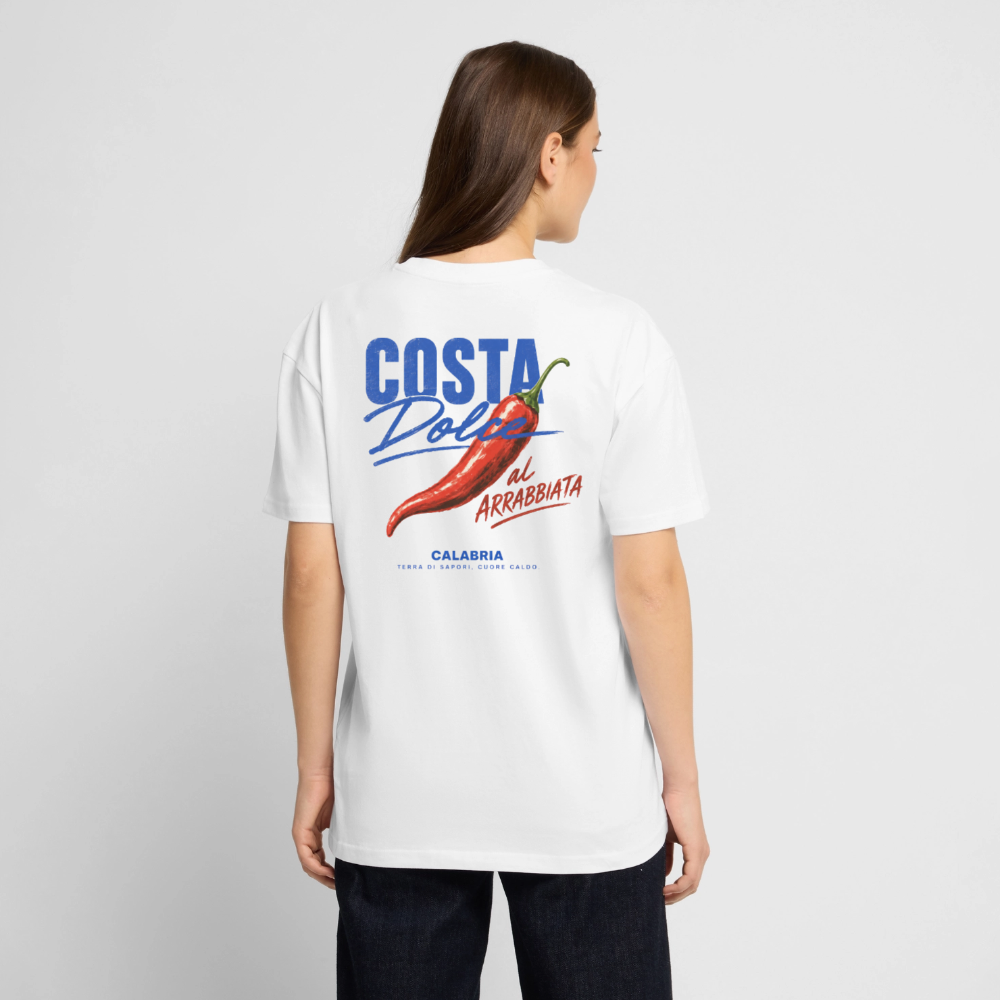 Unisex Oversized Shirt "Chili Arrabbiata" - Weiß