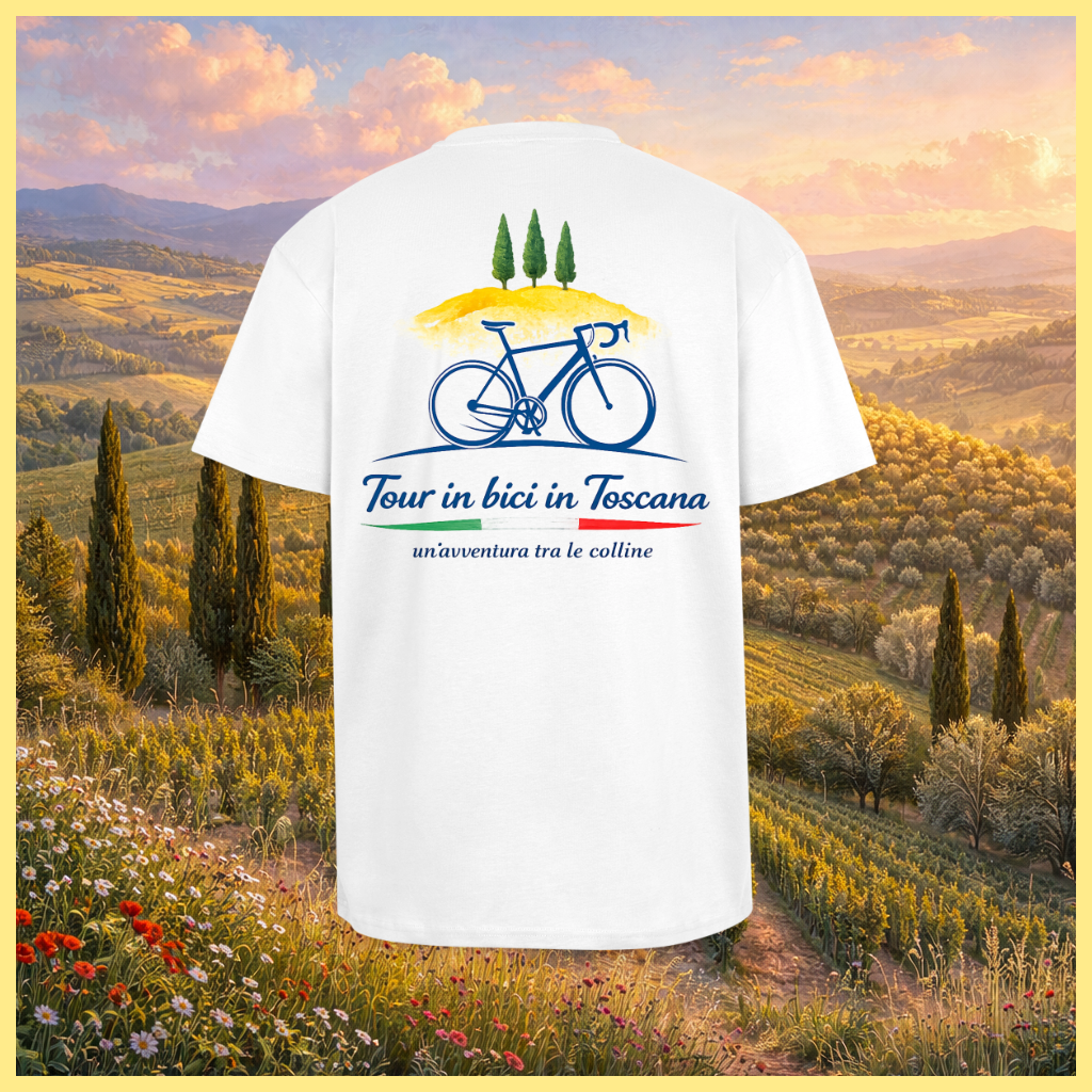 CostaDolce Essential Shirt "Bike in Tuscany"