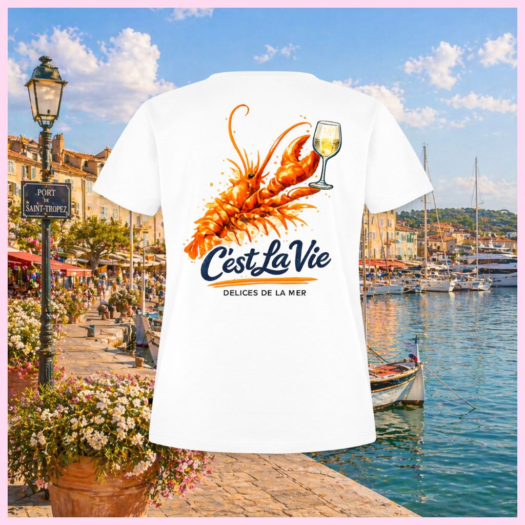 Camicia essenziale da donna CostaDolce "C'est la Vie Lobster"