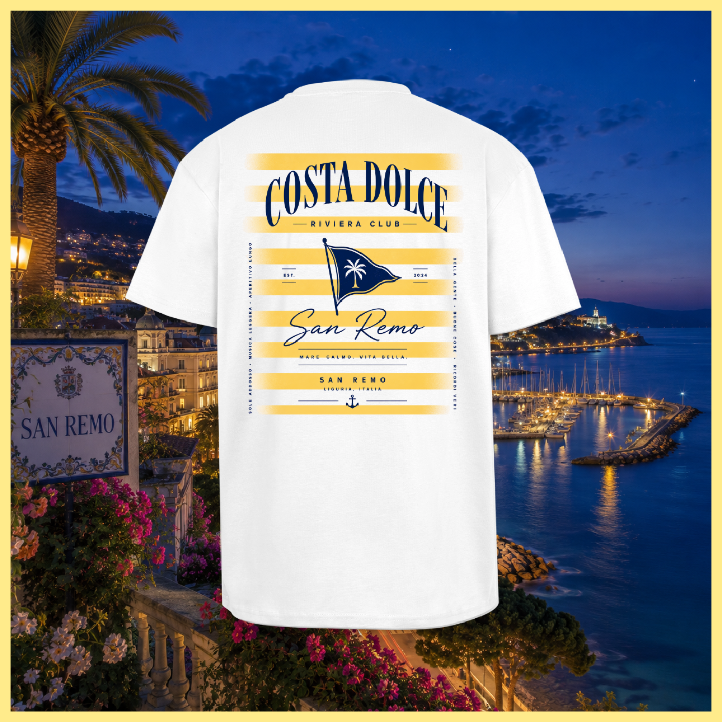 Unisex Oversized Shirt - Viva la Riviera "San Remo"