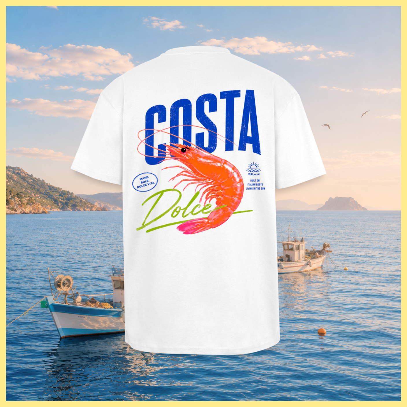 Unisex Oversized Shirt "Costa Gamba"